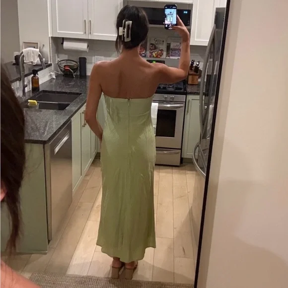 Abercrombie Light Green Maxi Dress - Picture 2 of 3